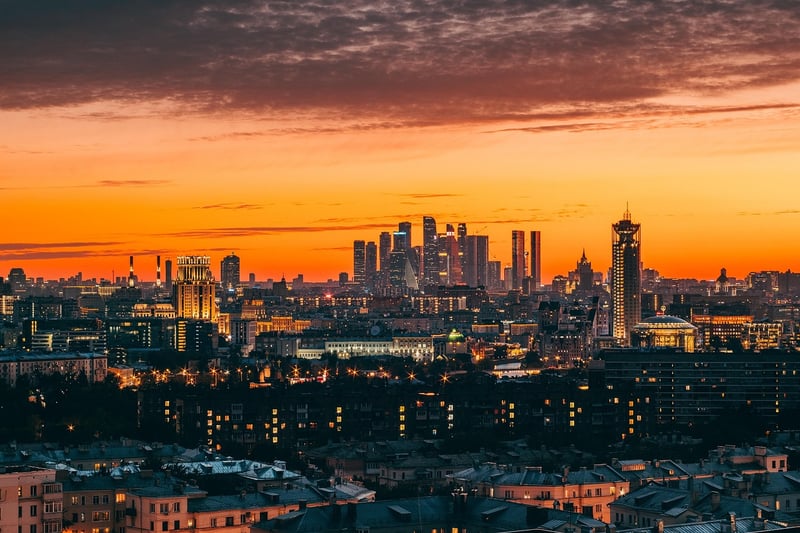 Urban cityscape for urban strolls